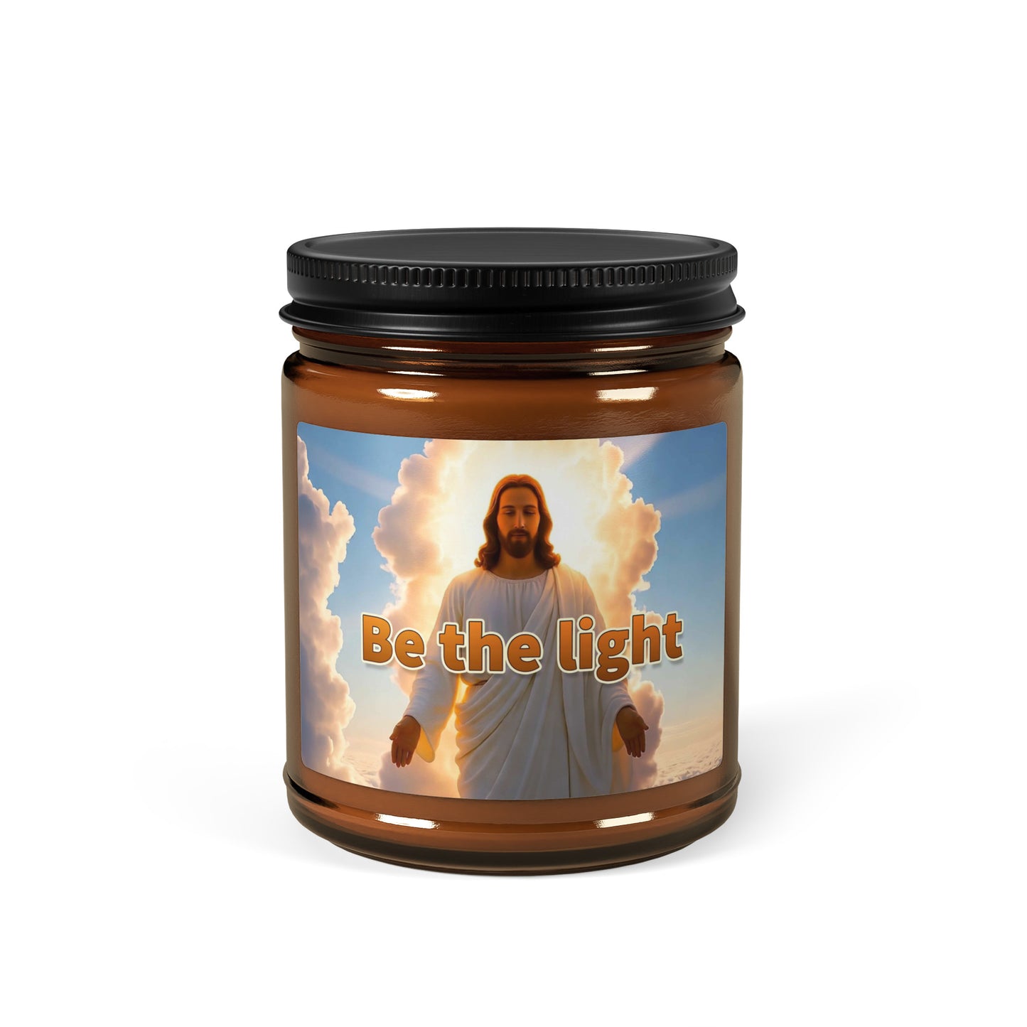 Be the light -Amber jar soy candle